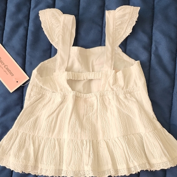 Juicy Couture White Floral Shorts Set - Picture 4 of 6